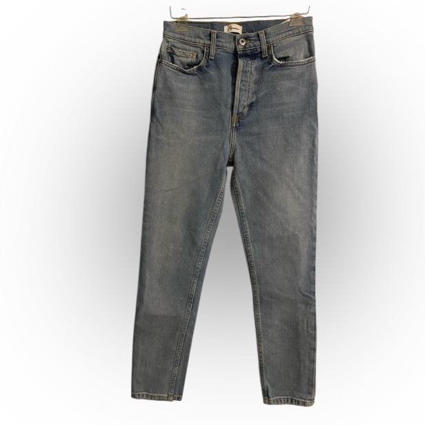 Rowan Skinny Denim Jeans Minimalist Y2k Light Blue Size 28